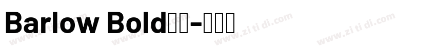 Barlow Bold字体字体转换